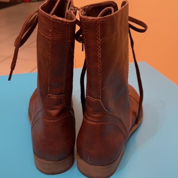 Rampage Women's Jespon Lace Up Mid-Calve Boots Size 6M - Picture 11 of 13